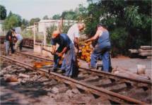 Oprava železniční vlečky